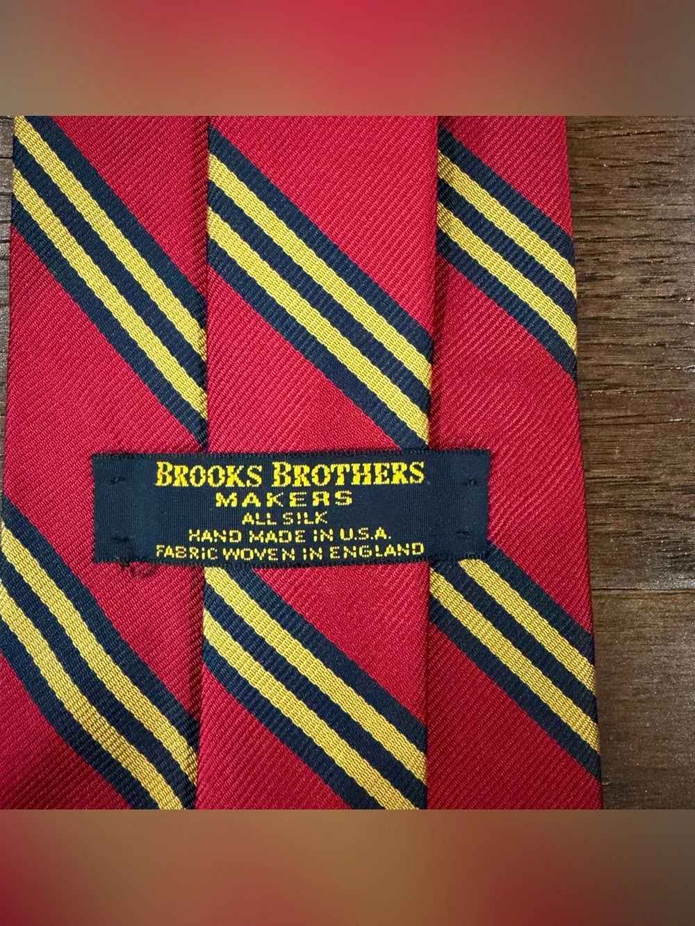 Lot 2 Brooks Brothers Makers All Silk Ties Made in USA Red Stripe&Red Chainlink